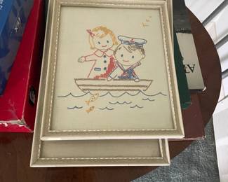 . . . cute embroidered sailors
