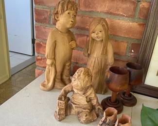 . . . sand-silt sculptures