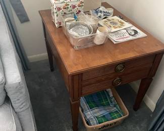 . . . matching side table