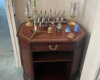 . . . nice end table and bell set
