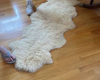 . . . lambskin rug