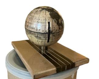Vintage globe stamp dispenser/paperweight 