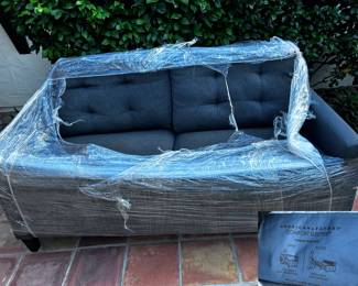 room and board queen sleeper sofa, w temperpedic mattress by American Leather.