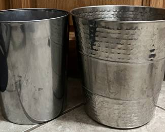 Stainless Trashcans (several)