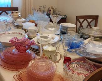 variety of dishware