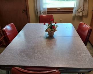 Formica 1950's table and chairs
