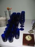 This is only a small picture of the many pieces of cobalt glass we found.