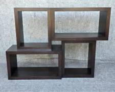 Modern Modular Solid Wood Bookcase 1 of 4 MCM Style
