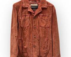 M. JULLIAN FOR WILSONS LEATHER Pale Rust Suede Jacket. Sz L New with Tags
