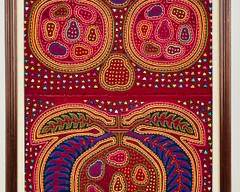 Vintage South American Framed Mola
