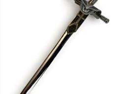 Near antique letter opener, presented by Ranger Command, Egyptian Army.
