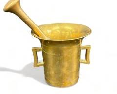 Vintage Brass Mortal & Pestle
