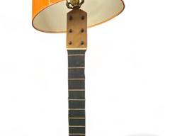 Vintage Folk Art Classical Guitar Table Lamp

