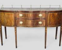 Fantastic Henkel Harris Industries Sideboard Credenza Buffet Server Serpentine Front
