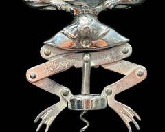 The Leaping Frog Metal Chrome Corkscrew Wine Bottle Opener
