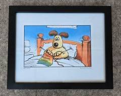 Wallace and Gromit Scene 3 Shot 16 A Close Shave Framed Print Plate Block Impression
