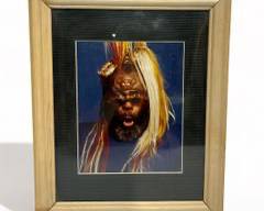 Framed & Signed Photo of George Clinton Parliament Funkadelic Band
