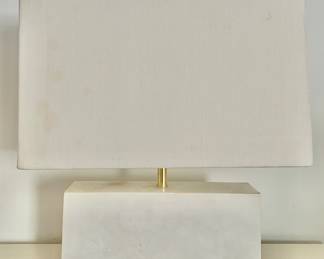 (2) New Regina Andrew Marble Lamps