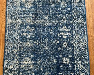 (2) Safavieh 3' x 5' Navy Ivory Rugs