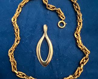 14K Necklace & Pendant