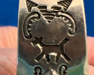 1930's Whirling Log Navajo Cuff