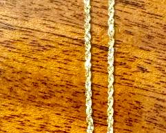 14K Necklace & 14K Butterfly Pin/Pendant