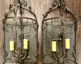 (2) Tom Thumb Lighting, Inc. Wall Sconces