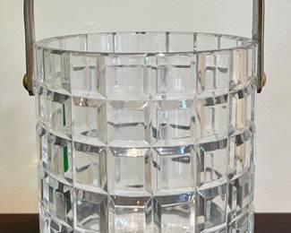 Cut Crystal Ice Bucket