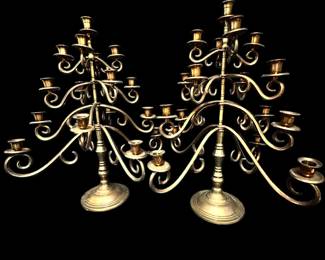 Copper Candelabras