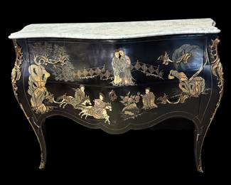 Marble Top Asian Commode