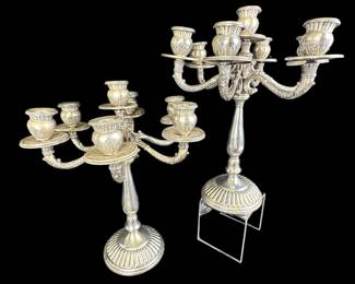Continental 800 Silver Candelabras