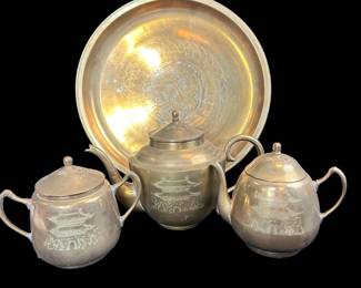 Brass Teaset