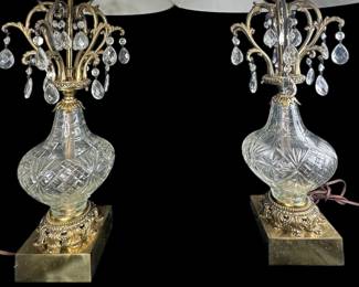 Cut Crystal Lamps