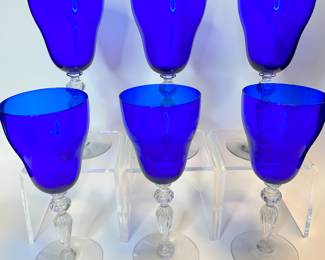 Huntington Glass "Dong" 7 1/2" Goblet