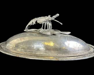 Silverplate Lobster Server