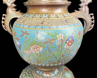 Cloisonne Incense Burner