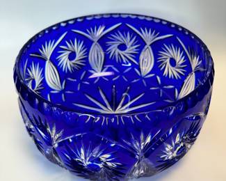 Clear to Cut Cobalt Bowl
