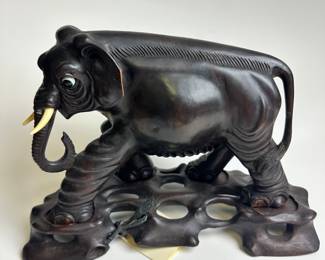 Ebony Carved Elephant