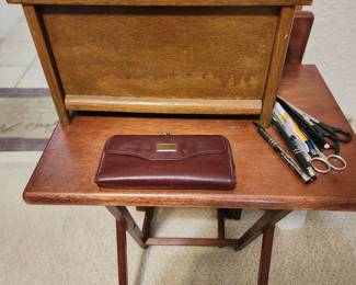 Wooden Box- Set of TV Trays