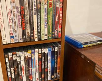 Movies galore!!  Blue Rays too