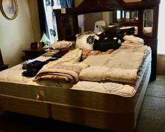 KING HEADBOARD & FRAME  $125.00