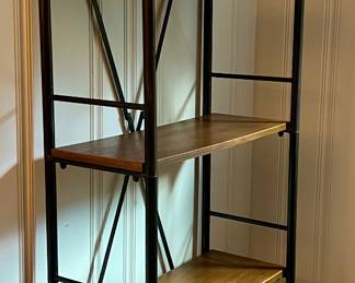 Wood & Metal Bookshelf