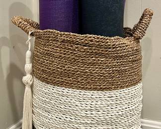 Yoga Mats & Basket 