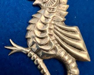 Sterling Silver Seahorse Pin