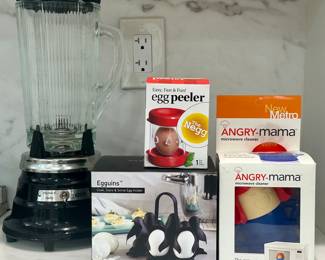 Waring Blender, Egg Peelers & Microwave Cleaner