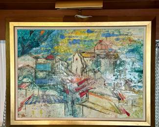 Oil on Board, Signed Lazzaro Donati -Lazzaro Donati was an Italian Postwar & Contemporary painter who was born in 1926.