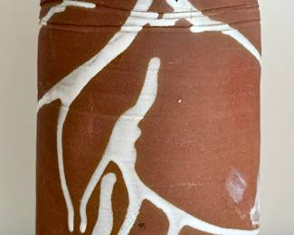 Signed Art Pottery Vase, Made in Ireland