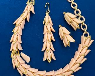 Vintage Coro Necklace & Earrings