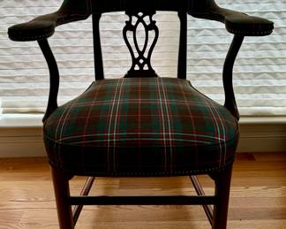 (2) Upholstered Bankers Chairs