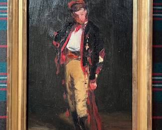 "The Toreador" Oil on Canvas painted by Rose Lamb